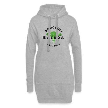 Brokkoli Balboa - Hoodie-Kleid - Grau meliert - Vorne