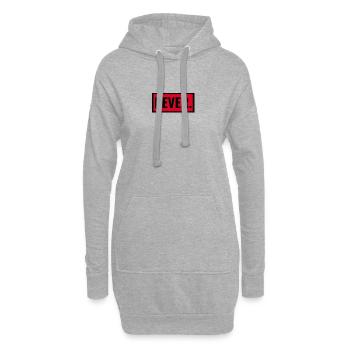 Never - Hoodie-Kleid - Grau meliert - Vorne
