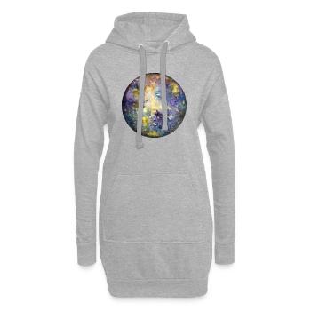 mercure - Sweat-shirt à capuche long Femme - gris chiné - Devant