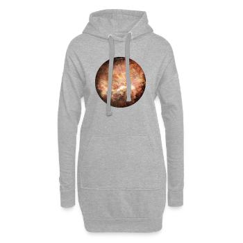 Venus - Hoodie-Kleid - Grau meliert - Vorne