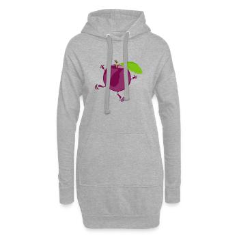Mr. Plum - Hoodie-Kleid - Grau meliert - Vorne