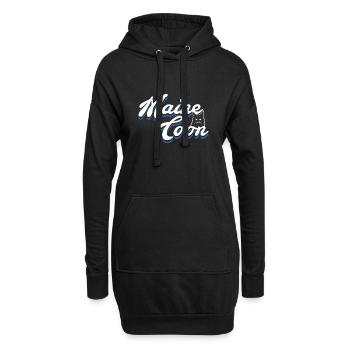 Maine Coon - Hoodie Dress - black - Front