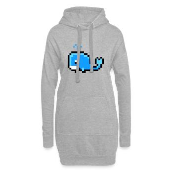 Wal - Hoodie-Kleid - Grau meliert - Vorne