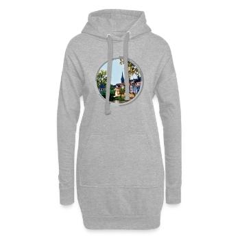 Bad Kreuznach: Klein-Venedig - Hoodie-Kleid - Grau meliert - Vorne
