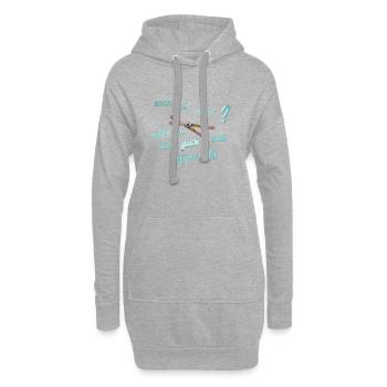 Apres Ski - Hoodie-Kleid - Grau meliert - Vorne