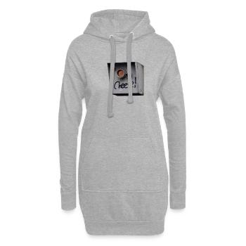 Blitzer Cheese, die Lustige Kamera der Moderne. - Hoodie-Kleid - Grau meliert - Vorne