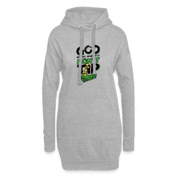Gott weiß, wenn du kein Trinkgeld gibst - Mixology Alcohol - Hoodie-Kleid - Grau meliert - Vorne