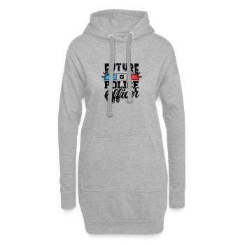 Zukünftiger Polizist Meine Karriere - Gefängnisgefängnis - Hoodie-Kleid - Grau meliert - Vorne