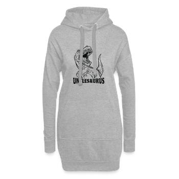 Unclesaurus Oncle Saurus Dinosaure - préhistorique - Sweat-shirt à capuche long Femme - gris chiné - Devant