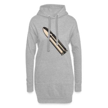 Pistole Patrone - Hoodie-Kleid - Grau meliert - Vorne