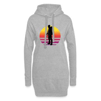 Escalade Hommes Bloc Grimpeur Bloc - Sweat-shirt à capuche long Femme - gris chiné - Devant