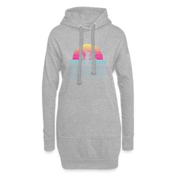 Escalade Bloc Bloc Grimpeur Hommes - Sweat-shirt à capuche long Femme - gris chiné - Devant