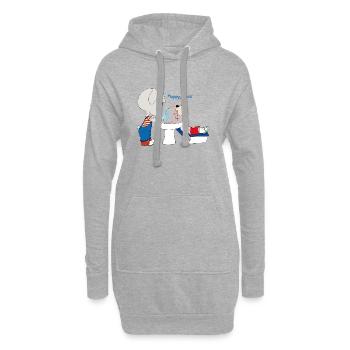 Happy Louis - SHAMPOING - Hoodie-Kleid - Grau meliert - Vorne