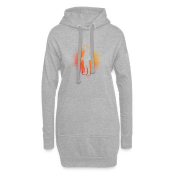 Bloc Escalade Escalade Bloc Femmes - Sweat-shirt à capuche long Femme - gris chiné - Devant