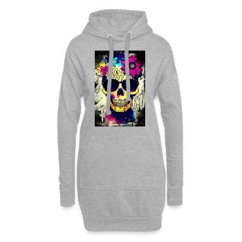FASHION FATALITY 7 von Yume Origins - Hoodie-Kleid - Grau meliert - Vorne