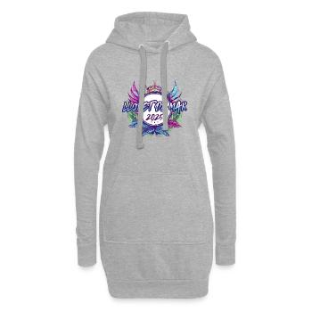 Lloret De Mar 2025 Bunt - Hoodie-Kleid - Grau meliert - Vorne