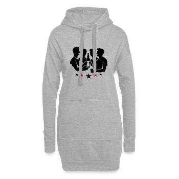 Team Party Gruppe Feiern Jga - Hoodie-Kleid - Grau meliert - Vorne