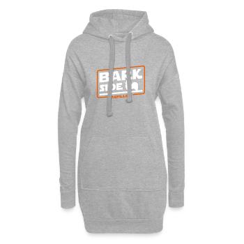 papillon - Sweat-shirt à capuche long Femme - gris chiné - Devant