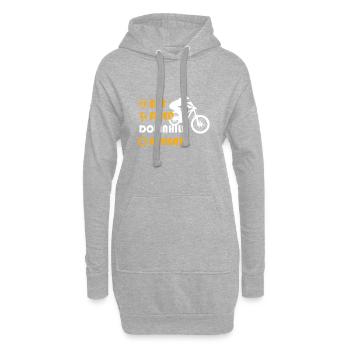 Downhill Graphic Tshirt - Hoodie-Kleid - Grau meliert - Vorne