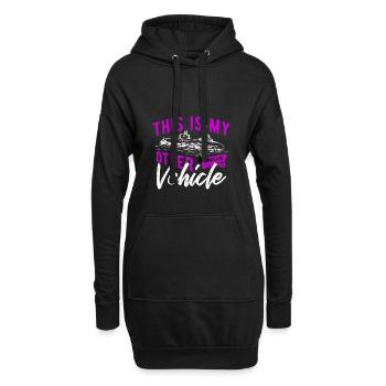 U Boot - Hoodie-Kleid - Schwarz - Vorne