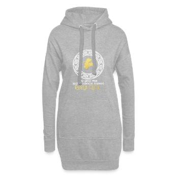 Awesome & Funny Girls Irish Dancing Geschenk Me & My - Hoodie-Kleid - Grau meliert - Vorne