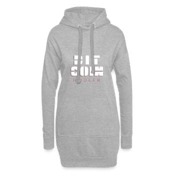 Bitcoin Hodler bitcoin meme bitcoin investor - Hoodie-Kleid - Grau meliert - Vorne