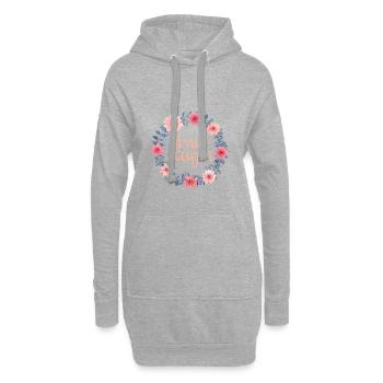 Trauzeugin Junggesellinnenabschied - Hoodie-Kleid - Grau meliert - Vorne