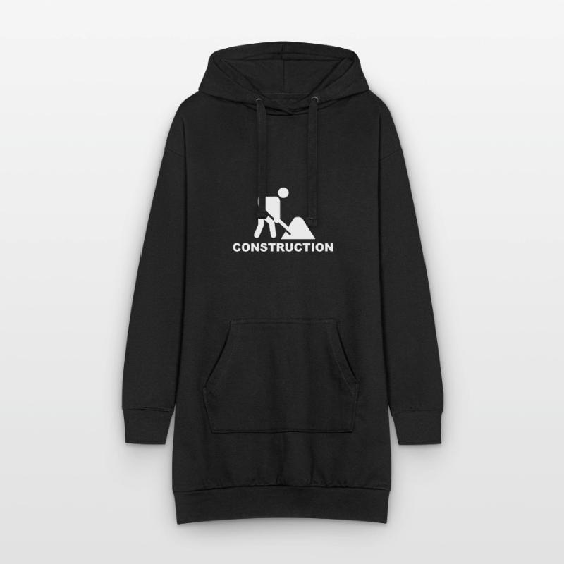 Construction /Construction /Construction /Conversion /Help Hoodie Dress