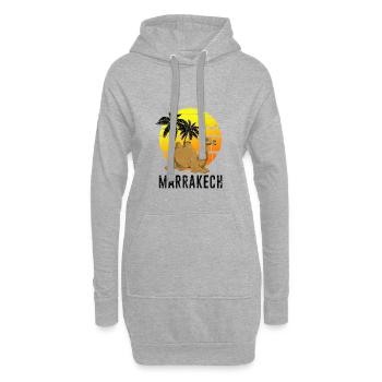 Marrakesch - Hoodie-Kleid - Grau meliert - Vorne