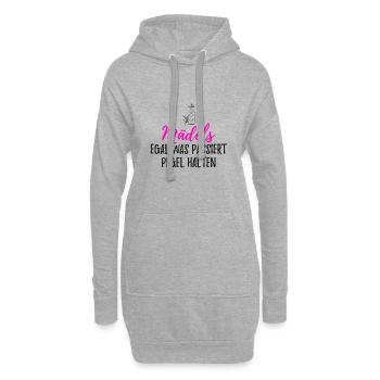 Party - Hoodie-Kleid - Grau meliert - Vorne