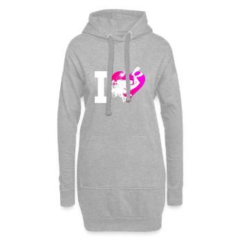 Plongeur Plongeur Scuba Diver Femmes Plongeuse - Sweat-shirt à capuche long Femme - gris chiné - Devant