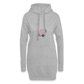 The Best Aunt - Hoodie-Kleid - Grau meliert - Vorne