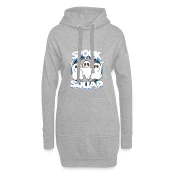 Spook Squad - Hoodie-Kleid - Grau meliert - Vorne