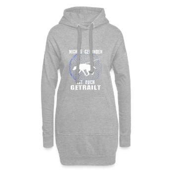 Nichts gefunden ist auch getrailt Mantrailing - Hoodie-Kleid - Grau meliert - Vorne