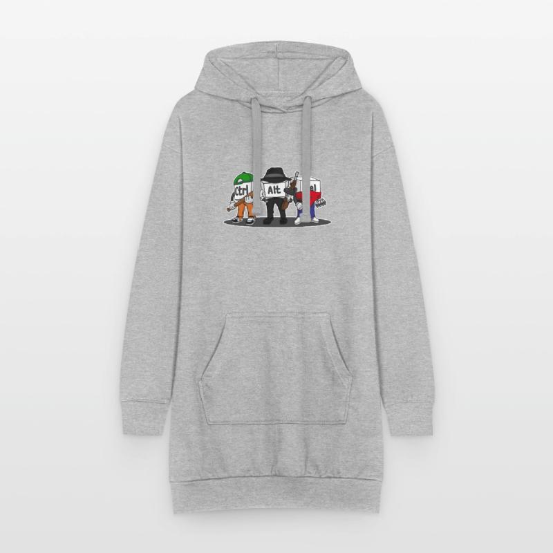 Ctrl Alt Del Computer Admin Nerd Geek Computer Scientist Hoodie Dress