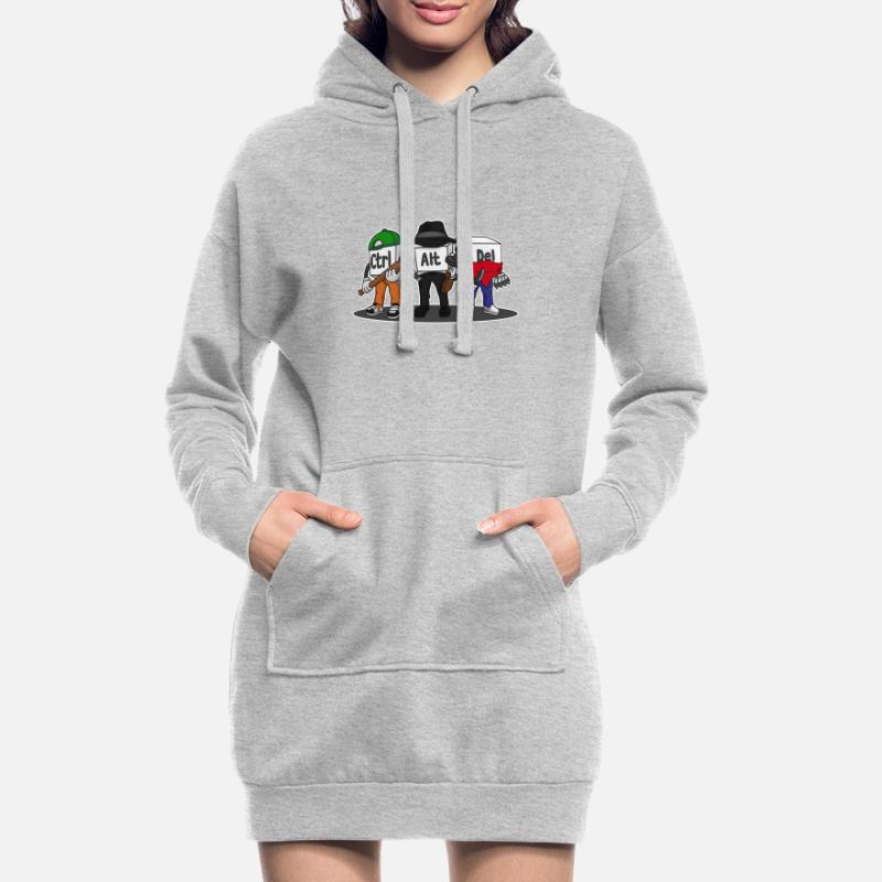 Ctrl Alt Del Computer Admin Nerd Geek Computer Scientist Hoodie Dress