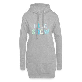 Noël Noël Gnomies - Sweat-shirt à capuche long Femme - gris chiné - Devant