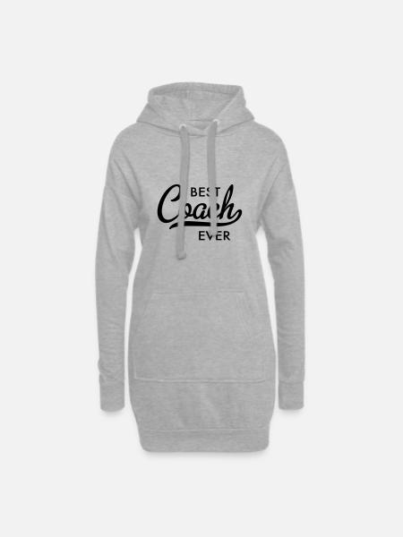 coach - Hoodie-Kleid - Grau meliert