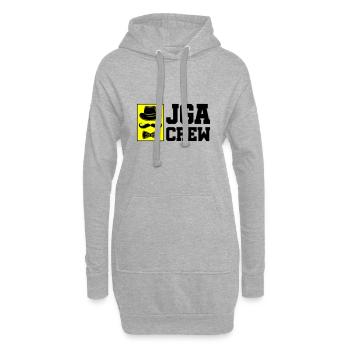 Jga Crew Junggesellenabschied Spruch - Hoodie-Kleid - Grau meliert - Vorne