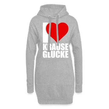 Krause Glucke - Hoodie-Kleid - Grau meliert - Vorne