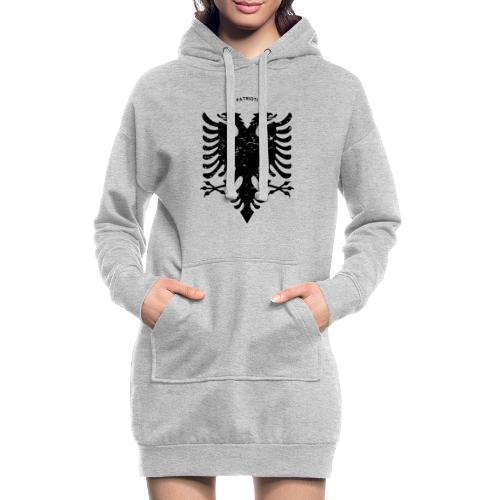 Albanischer Adler im Vintage Look - Patrioti - Hoodie-Kleid