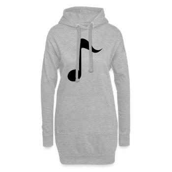 Note - Hoodie-Kleid - Grau meliert - Vorne