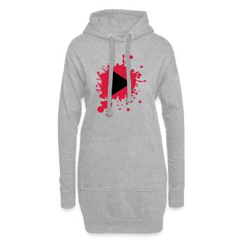 Play - Player - Musik - Hoodie-Kleid - Grau meliert - Vorne