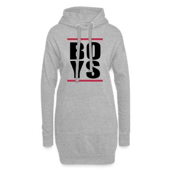 BOYS Party Guys Déclaration Gay Homo Gay Celebration - Sweat-shirt à capuche long Femme - gris chiné - Devant