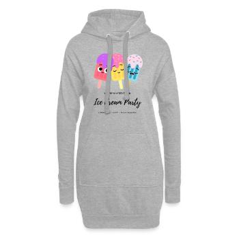Ice Cream - Hoodie-Kleid - Grau meliert - Vorne