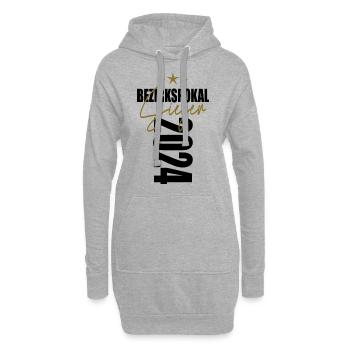 Bezirkspokal Sieger 2024 - Hoodie-Kleid - Grau meliert - Vorne