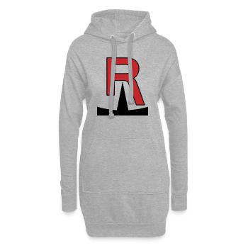 Team Rocket - Sweat-shirt à capuche long Femme - gris chiné - Devant