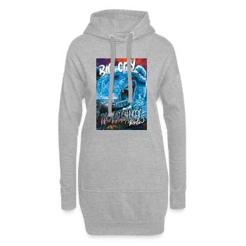 Berlin - Hoodie-Kleid - Grau meliert - Vorne