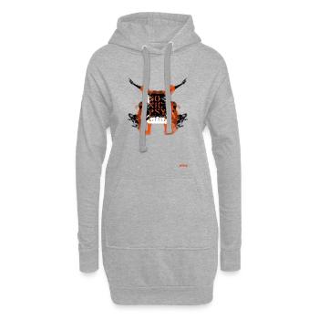 ThinkBick Lauris skate10 - Hoodie-Kleid - Grau meliert - Vorne