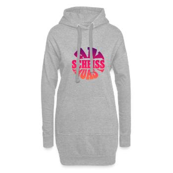 an scheiss muas i Bayern Spruch bayrischer spruch - Hoodie-Kleid - Grau meliert - Vorne